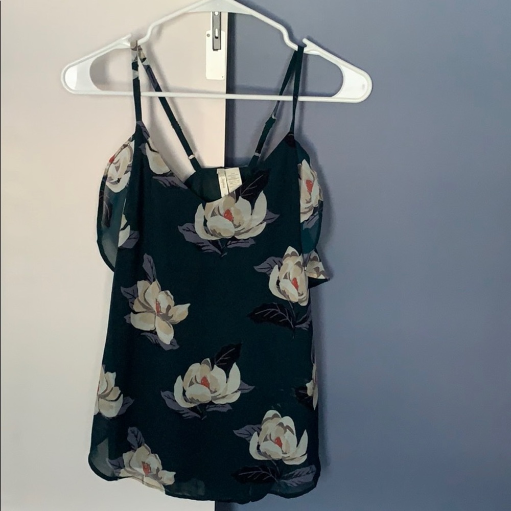 Floral Turquoise Blouse